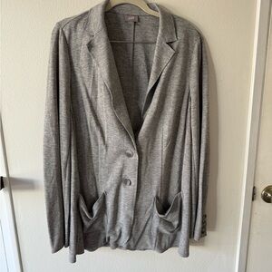 J. Jill Light Gray Women's Blazer